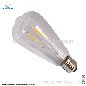 Edison Led Bub ST64 ST58 4W 6W 8W Filaments Leds With 120v 220v Dimmable